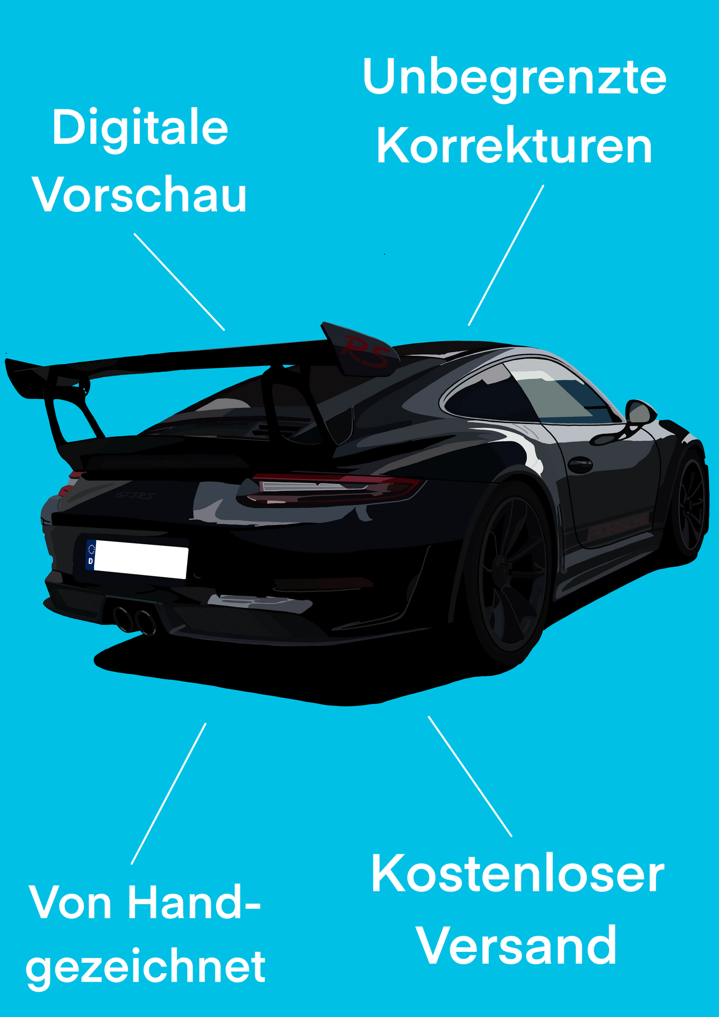 Dein Fahrzeug als Poster